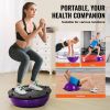 VEVOR Half Exercise Ball Trainer, 23 inch Balance Ball Trainer, 660lbs Stability Ball, Yoga Ball with Resistance Bands & Foot Pump