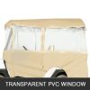 VEVOR Golf Cart Enclosure, 4-Person Golf Cart Cover, 4-Sided Fairway Deluxe, 300D Waterproof Driving Enclosure with Transparent Windows, Fit for EZGO