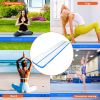 VEVOR Gymnastics Air Mat, 4 inch Thickness Inflatable Gymnastics Tumbling Mat, Tumble Track with Electric Pump